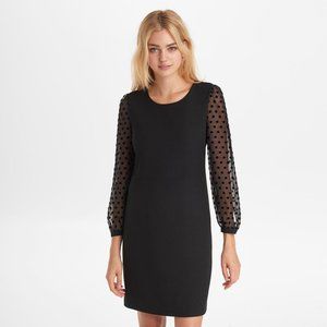 Karl Lagerfeld Long Sleeve Sheath Dress